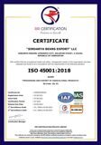 ISO 45001:2015 - OCCUPATIONAL HEALTH AND SAFETY MANAGEMENT SYSTEMS